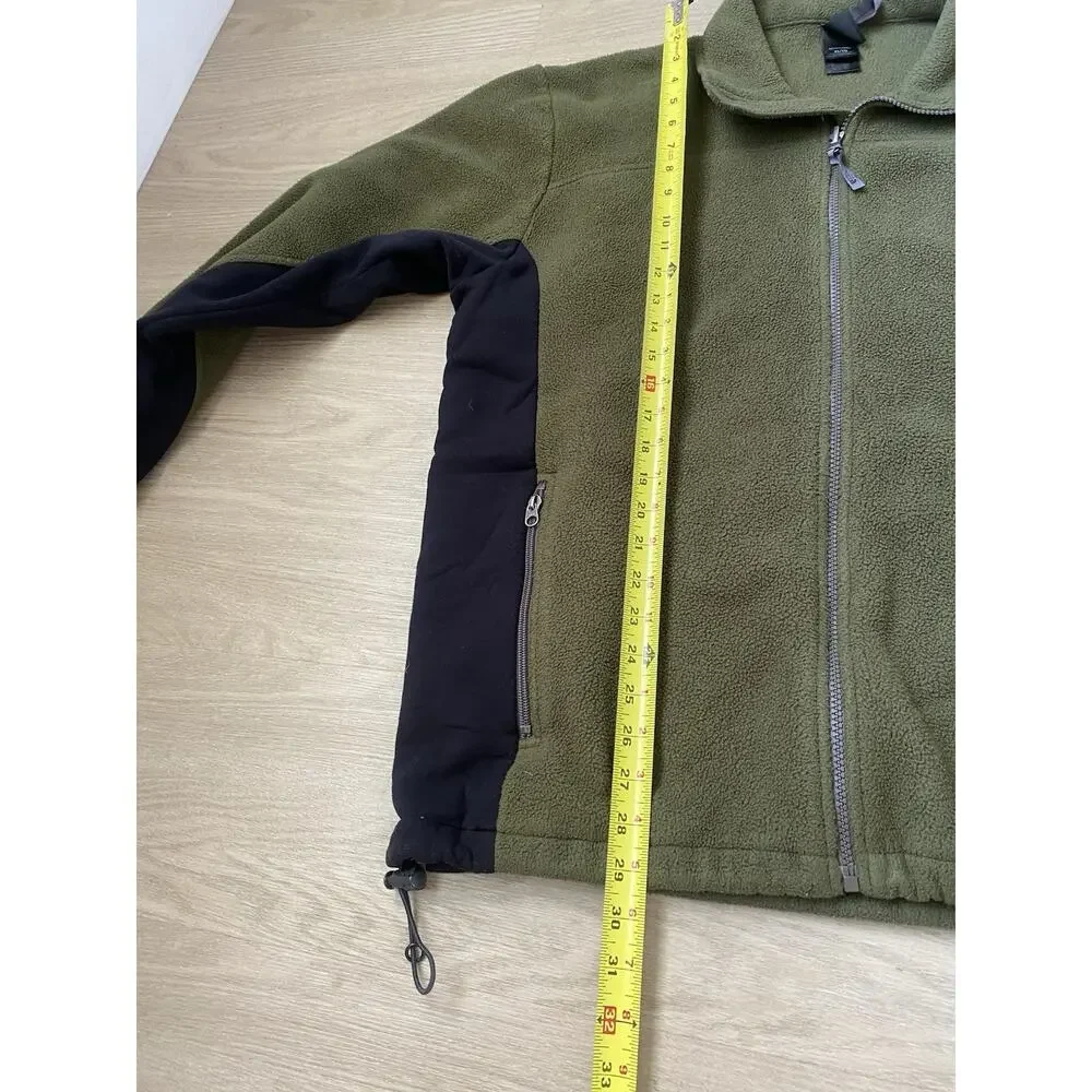 Vtg The North Face Fleece Jacket Men’s XL Green Black Gorpcore Outdoors‎ Hiking